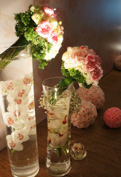 Floral Wedding Decoration - Fresh flower arrangement / 鮮花婚禮佈置